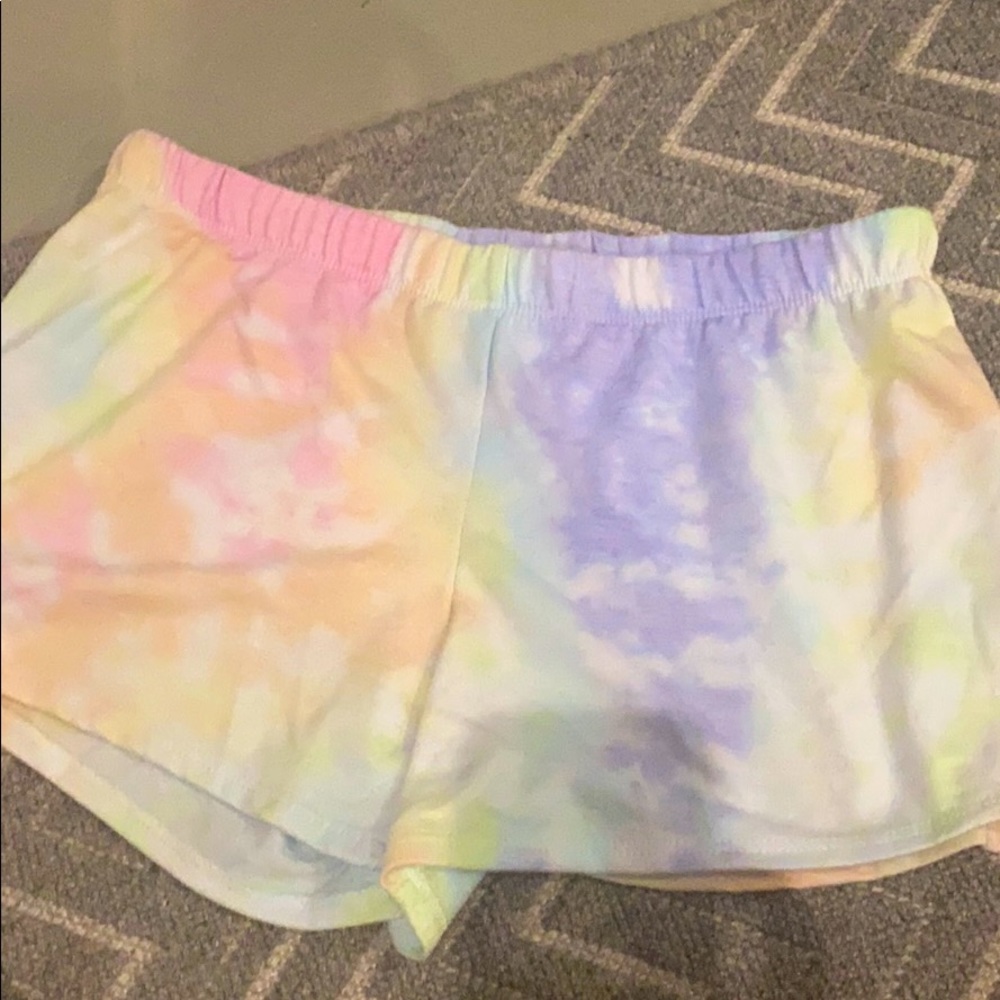 rainbow comfy shorts